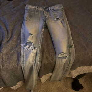 Ksubi Distressed Blue Jeans